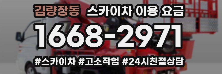 김량장동 스카이차 이용 요금
