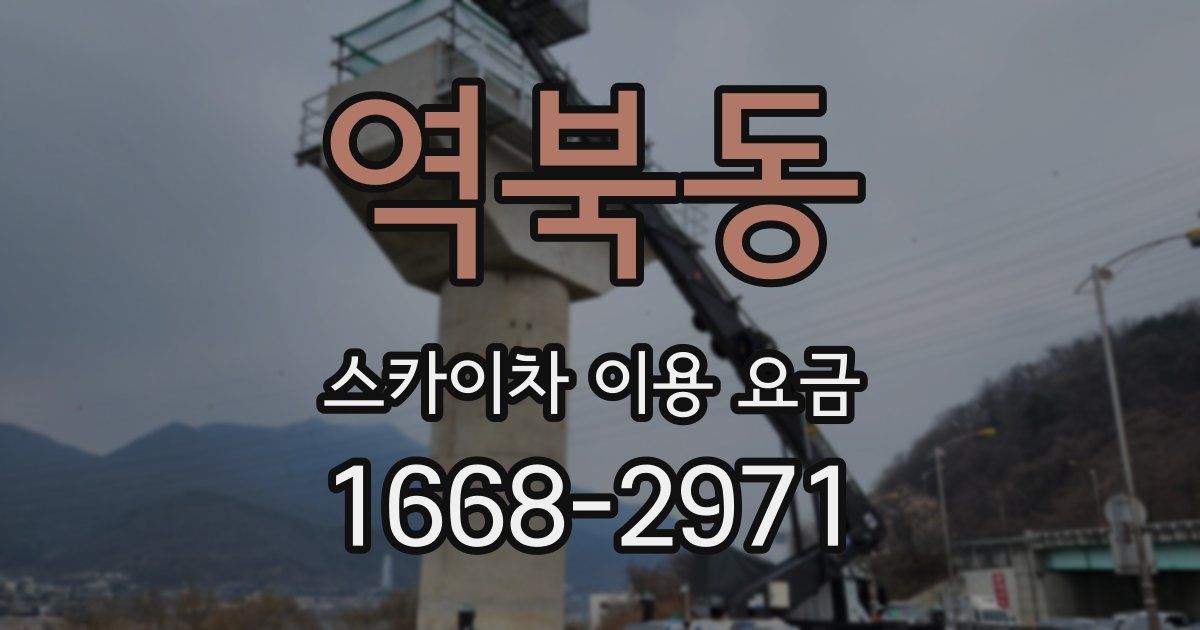 역북동 스카이차 이용 요금
