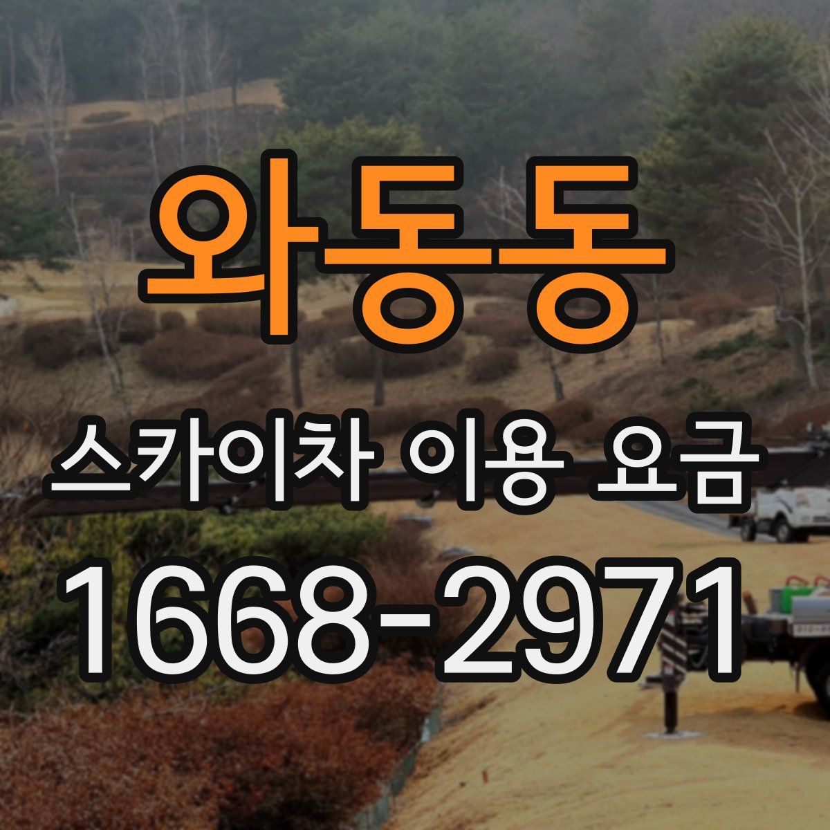 와동동 스카이차 이용 요금
