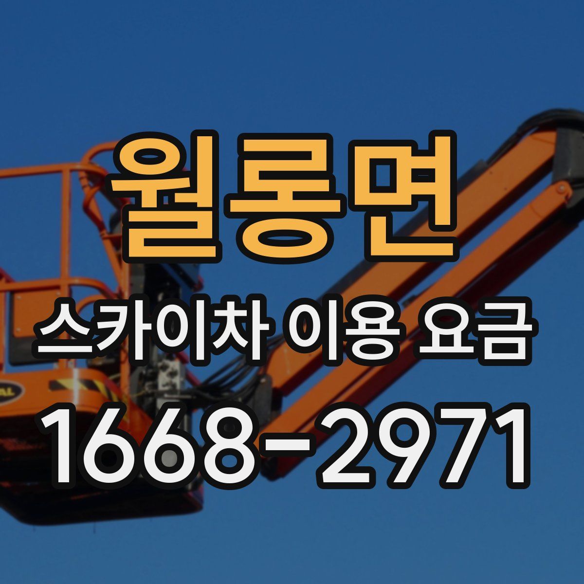 월롱면 스카이차 이용 요금