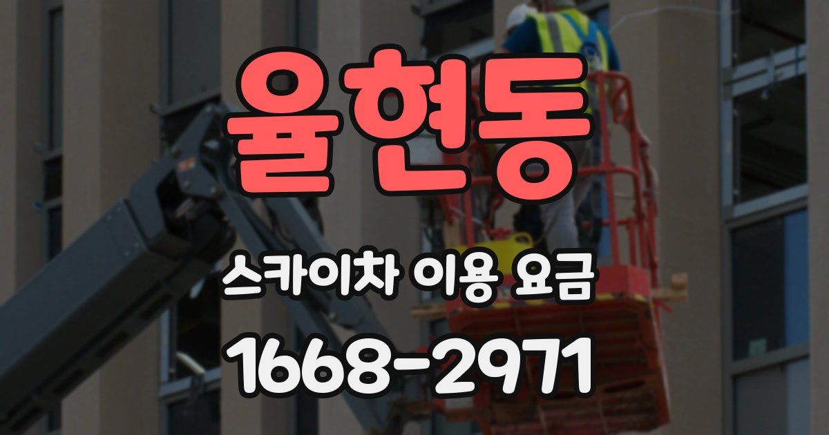 율현동 스카이차 이용 요금
