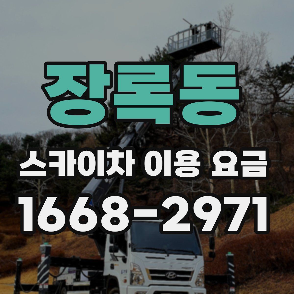 장록동 스카이차 이용 요금