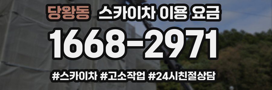 당왕동 스카이차 이용 요금