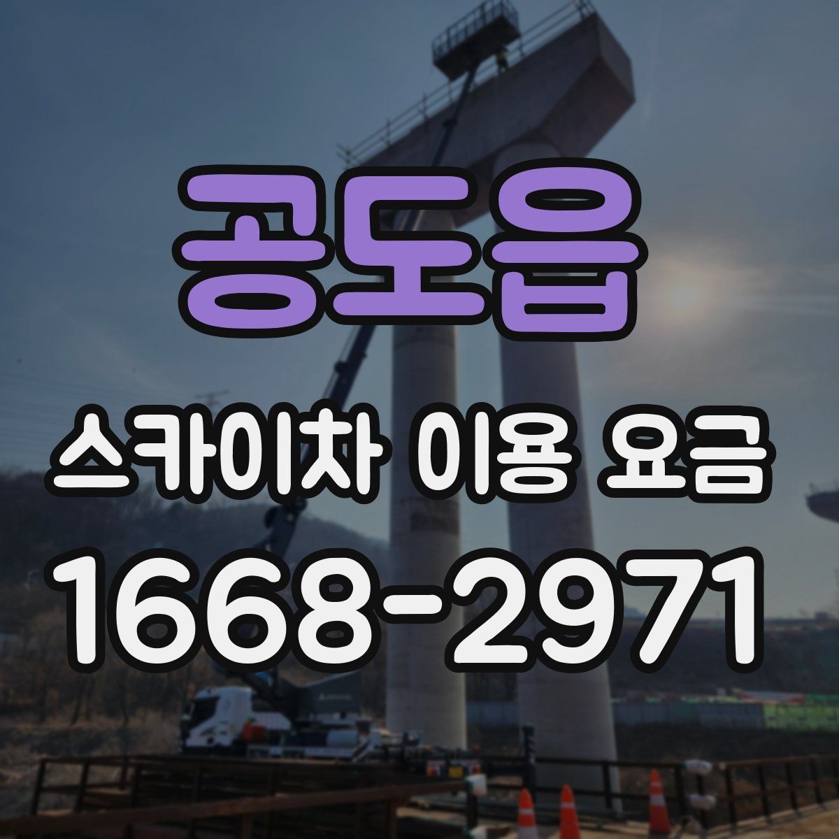 공도읍 스카이차 이용 요금