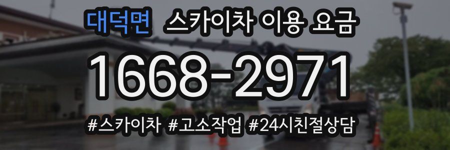 대덕면 스카이차 이용 요금