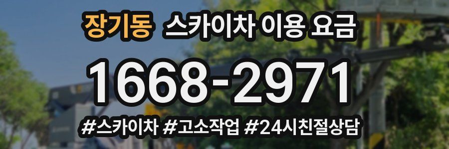 장기동 스카이차 이용 요금