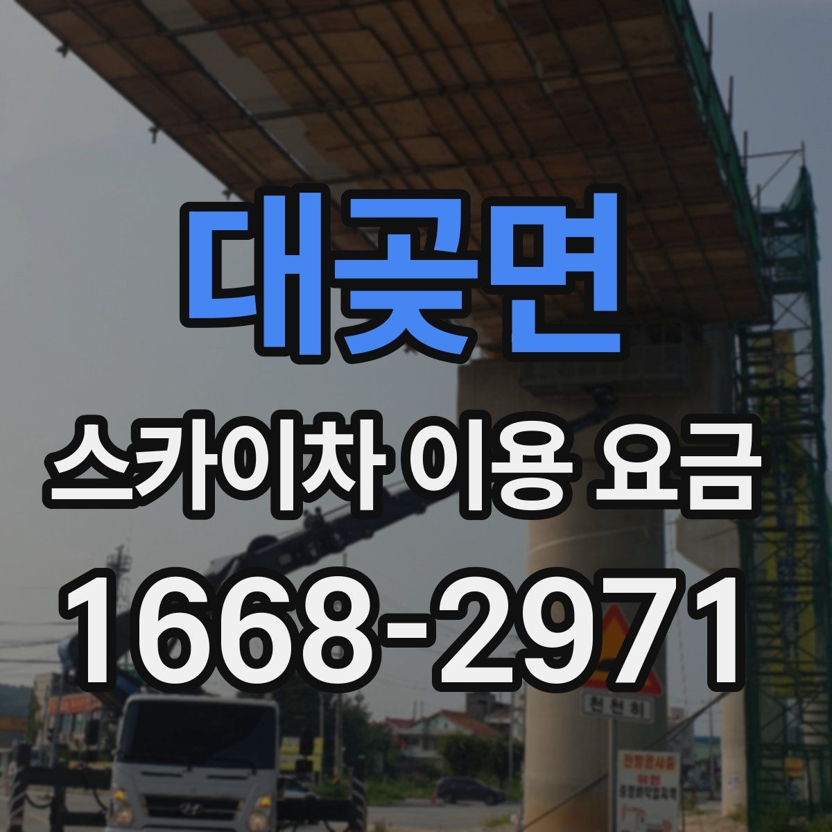 대곶면 스카이차 이용 요금