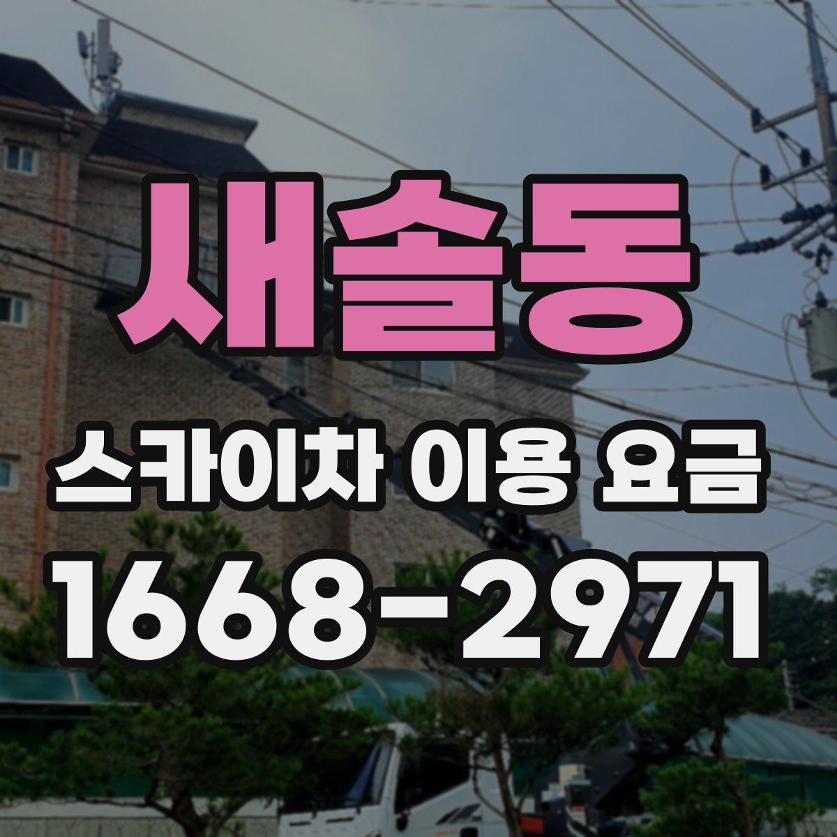새솔동 스카이차 이용 요금