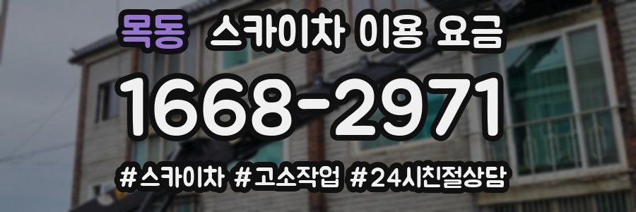 목동 스카이차 이용 요금