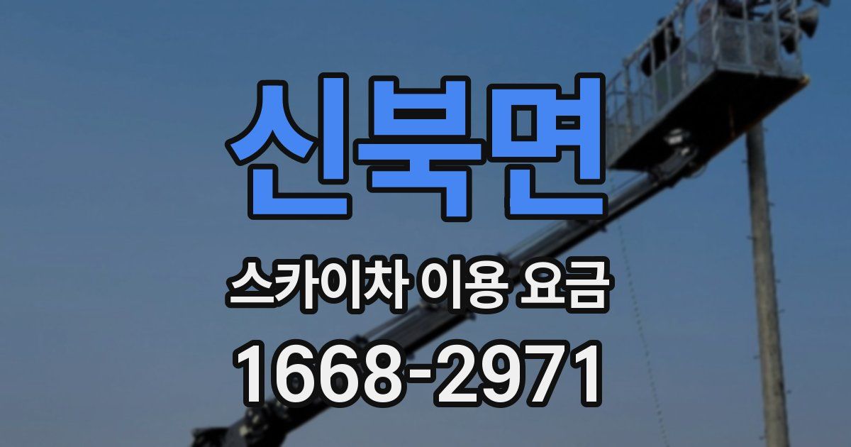 신북면 스카이차 이용 요금