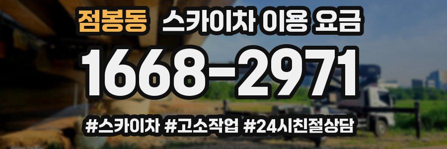 점봉동 스카이차 이용 요금