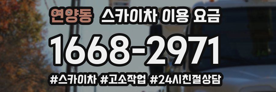 연양동 스카이차 이용 요금