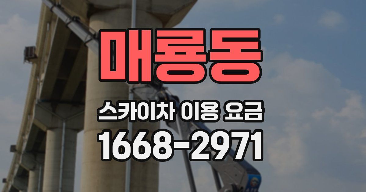 매룡동 스카이차 이용 요금