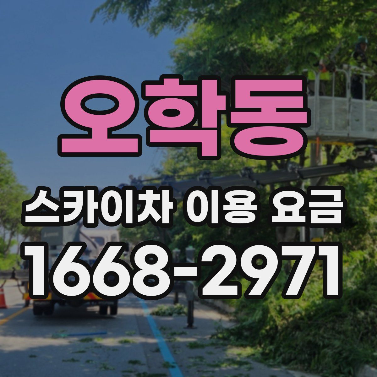 오학동 스카이차 이용 요금
