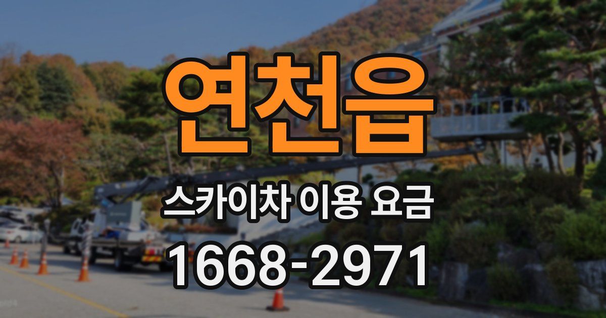 연천읍 스카이차 이용 요금