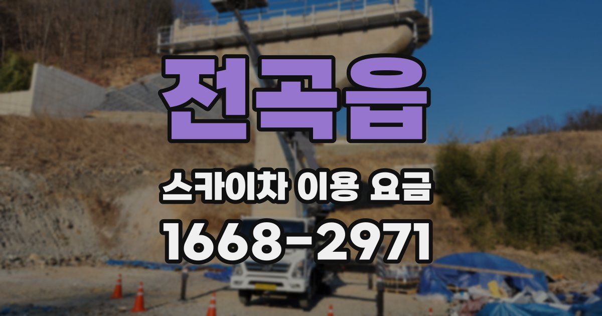 전곡읍 스카이차 이용 요금