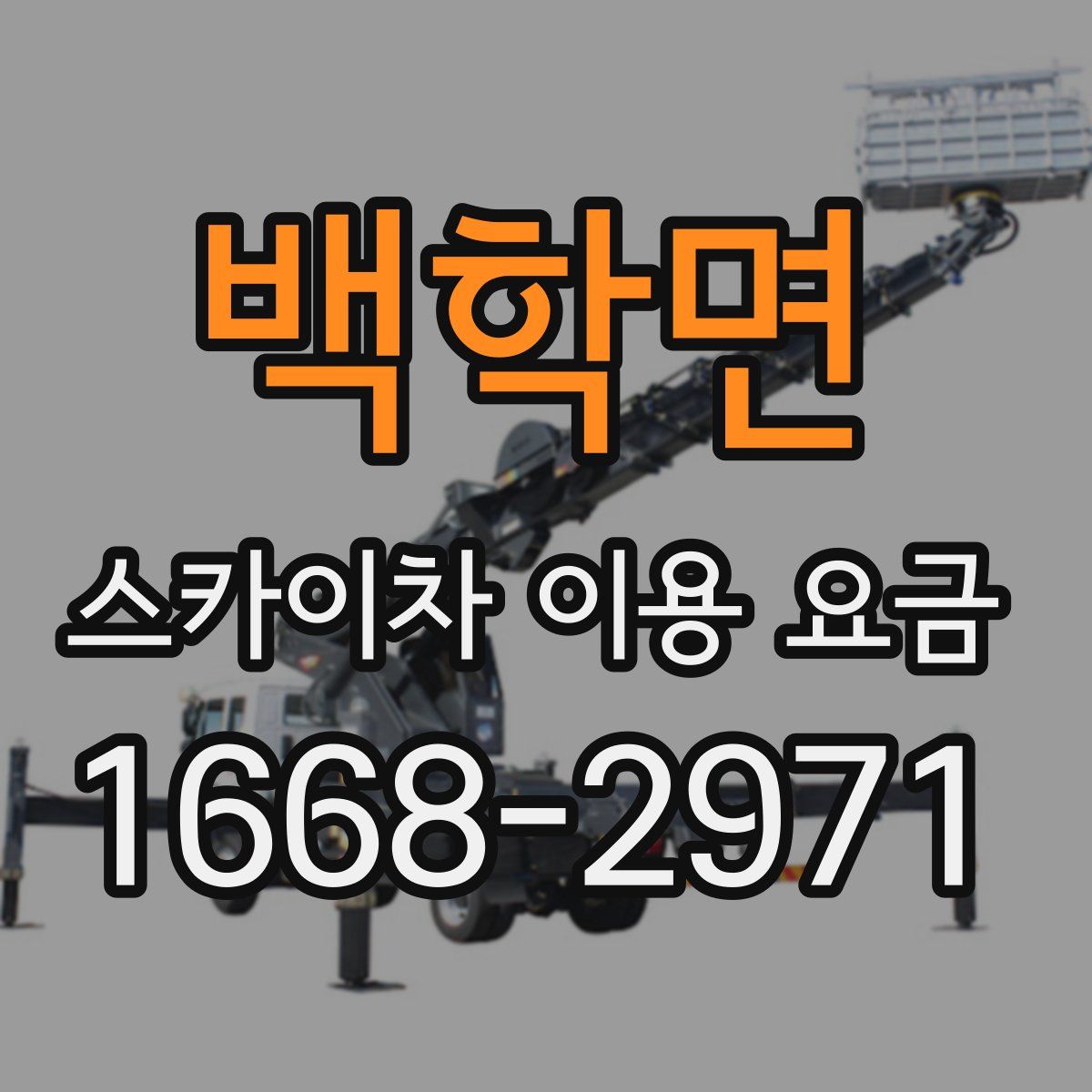백학면 스카이차 이용 요금