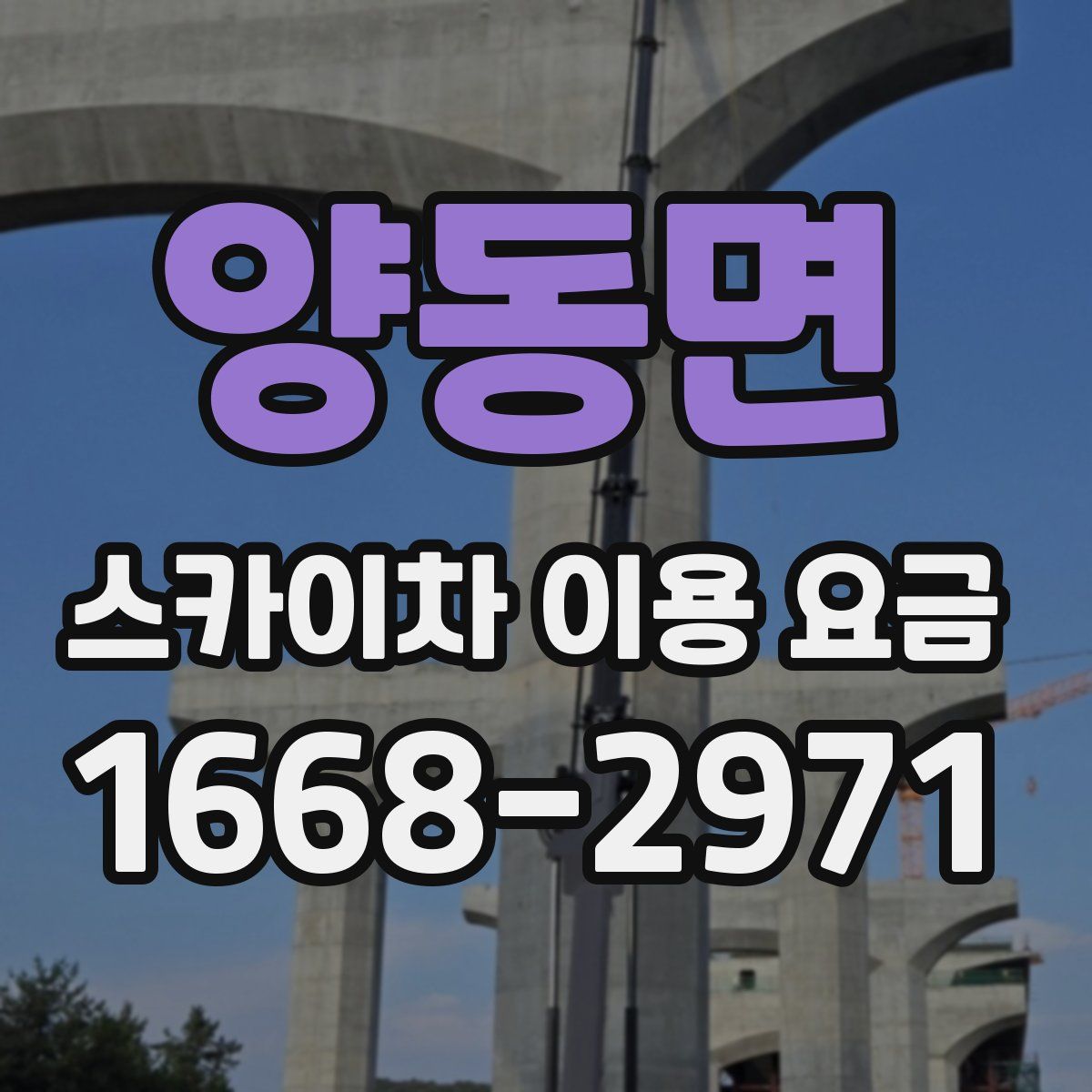 양동면 스카이차 이용 요금