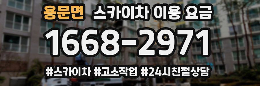 용문면 스카이차 이용 요금
