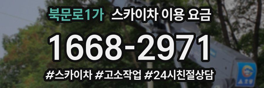 북문로1가 스카이차 이용 요금
