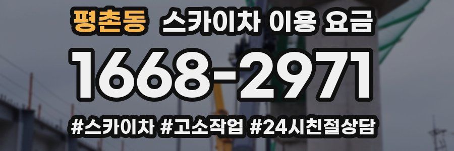 평촌동 스카이차 이용 요금