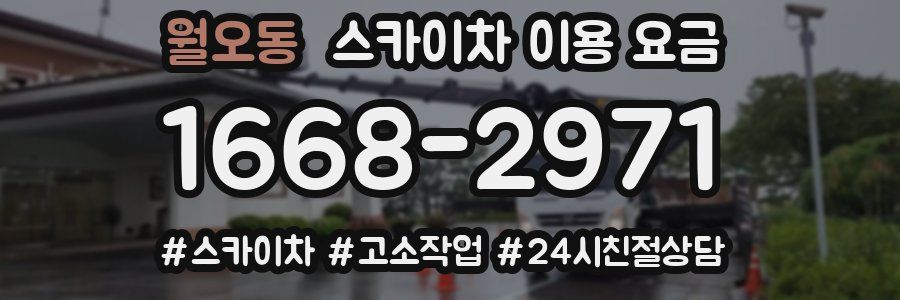 월오동 스카이차 이용 요금