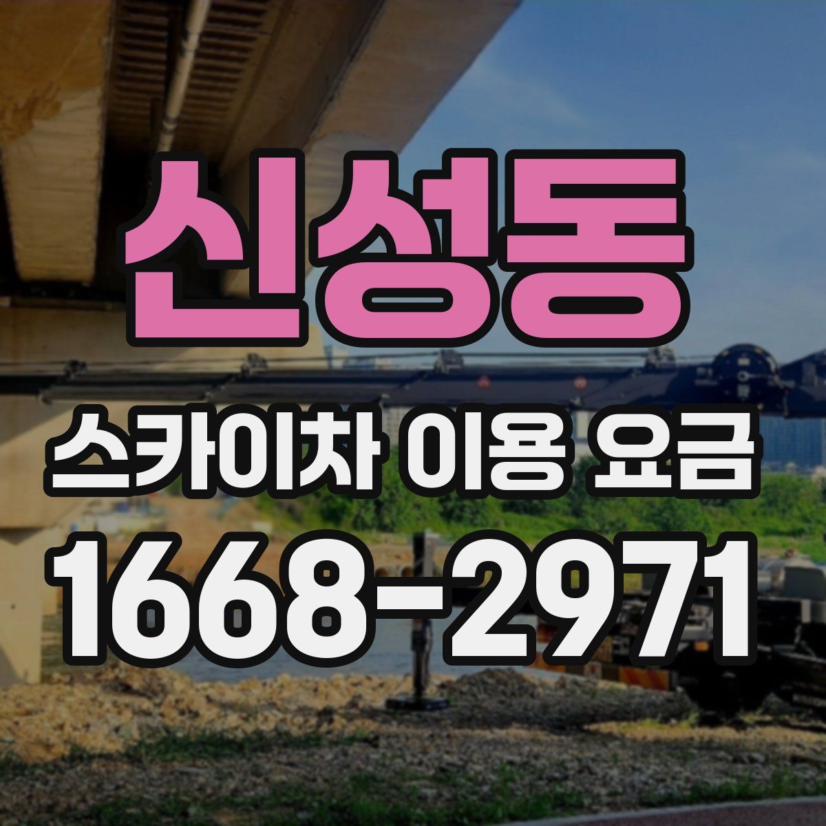 신성동 스카이차 이용 요금