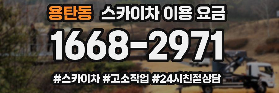 용탄동 스카이차 이용 요금