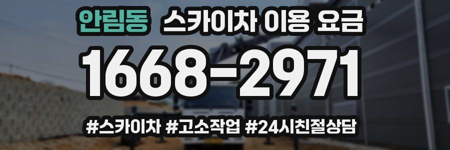 안림동 스카이차 이용 요금
