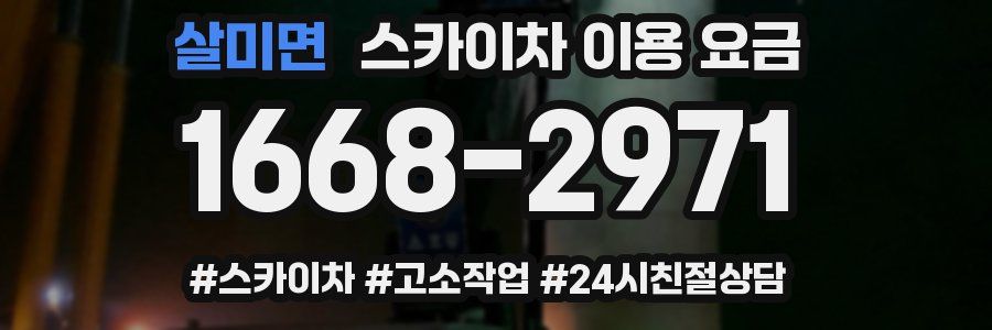 살미면 스카이차 이용 요금