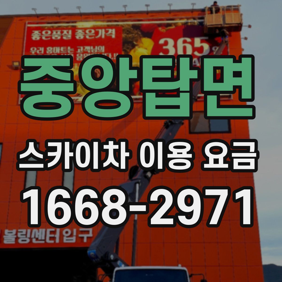 중앙탑면 스카이차 이용 요금