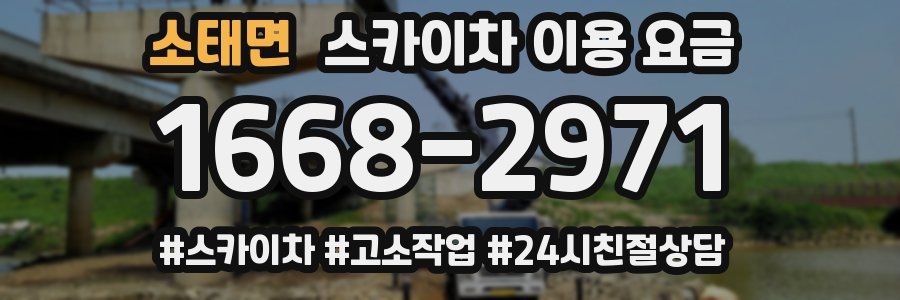 소태면 스카이차 이용 요금