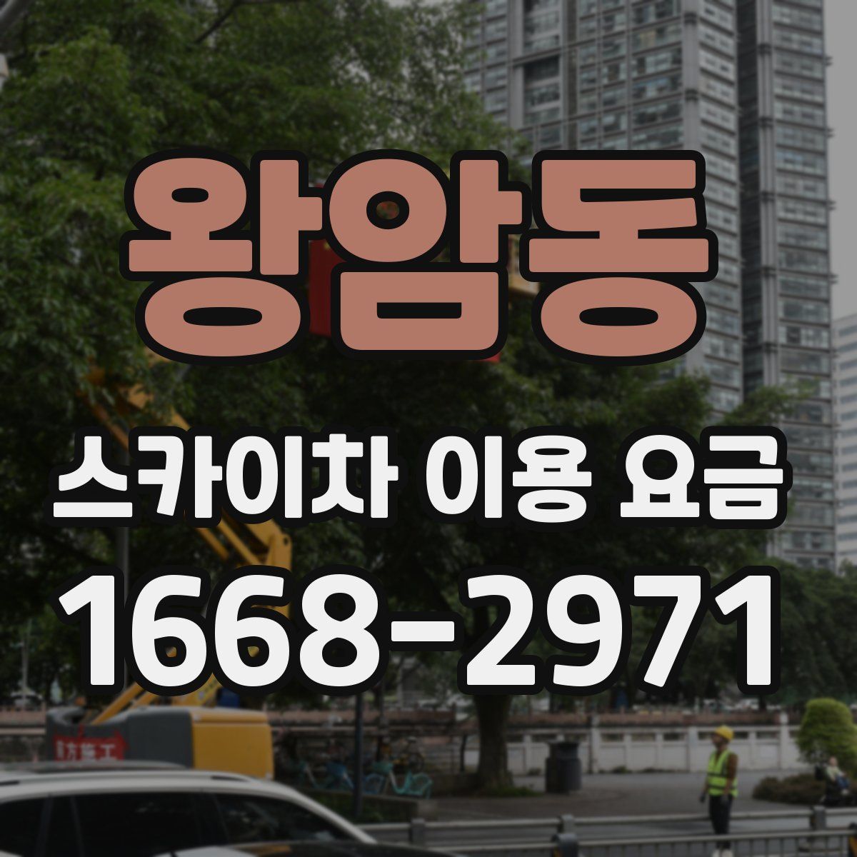 왕암동 스카이차 이용 요금