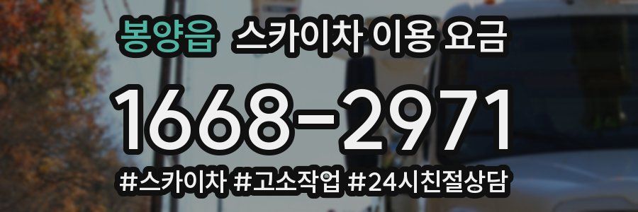봉양읍 스카이차 이용 요금