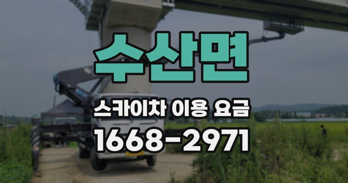 수산면 스카이차 이용 요금