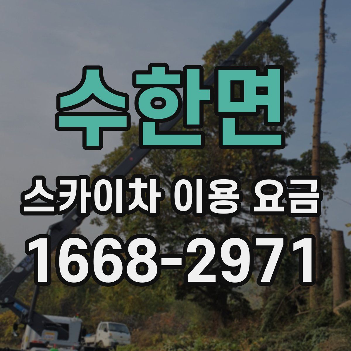 수한면 스카이차 이용 요금