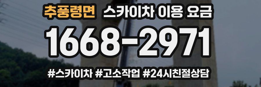 추풍령면 스카이차 이용 요금