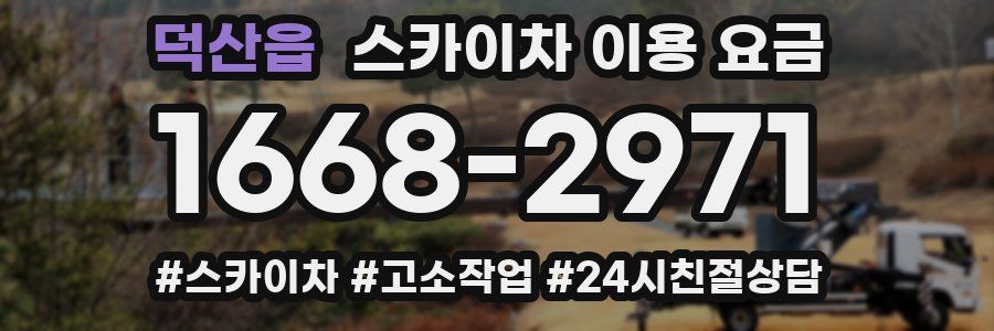 덕산읍 스카이차 이용 요금