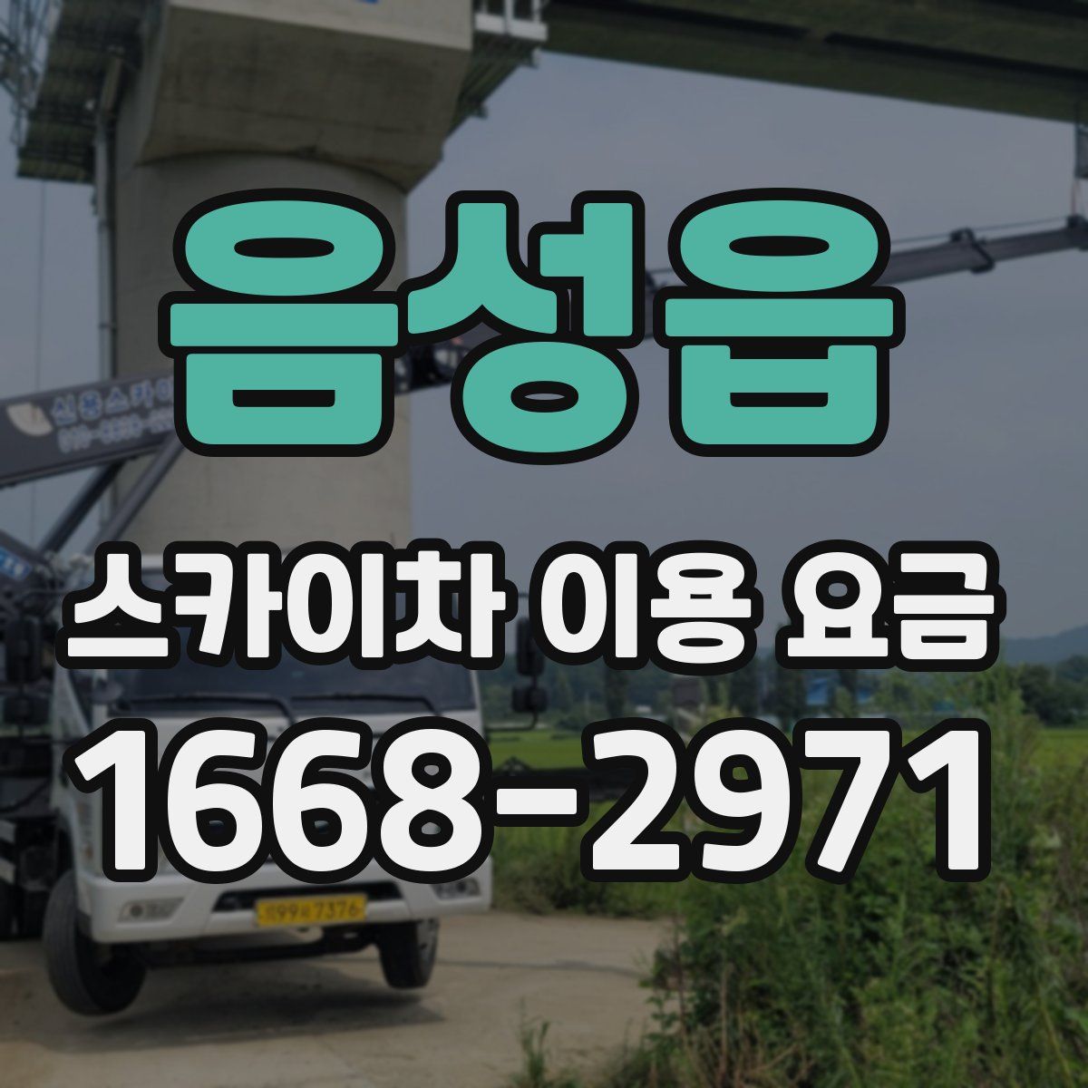 음성읍 스카이차 이용 요금