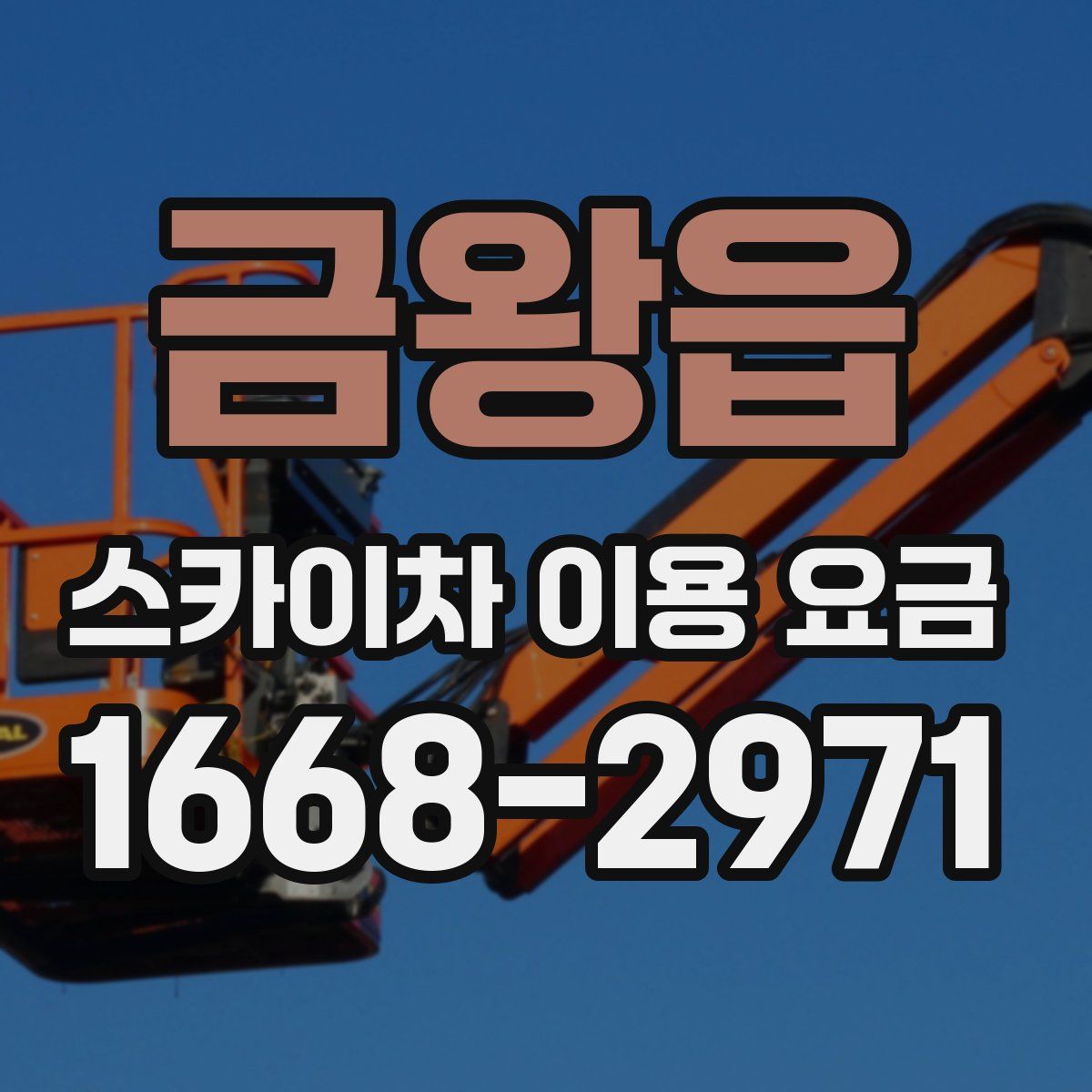 금왕읍 스카이차 이용 요금