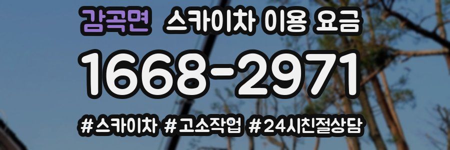감곡면 스카이차 이용 요금