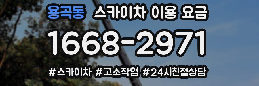 용곡동 스카이차 이용 요금