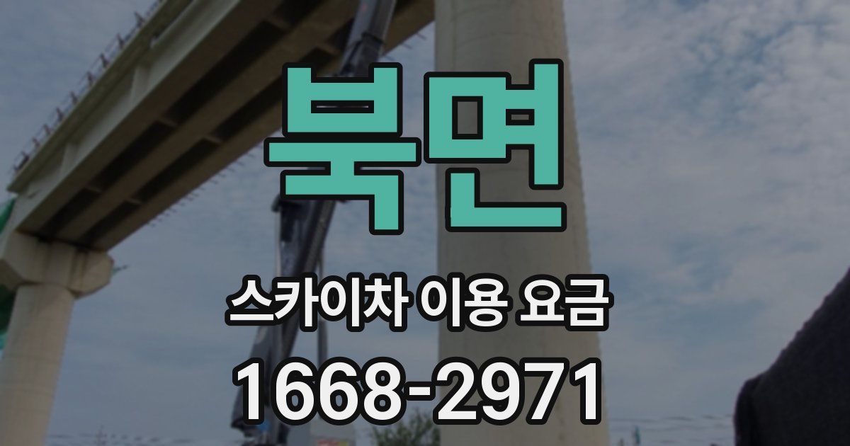북면 스카이차 이용 요금