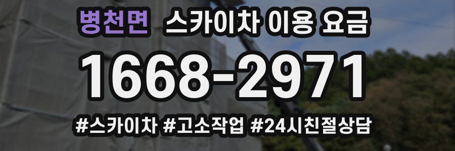 병천면 스카이차 이용 요금