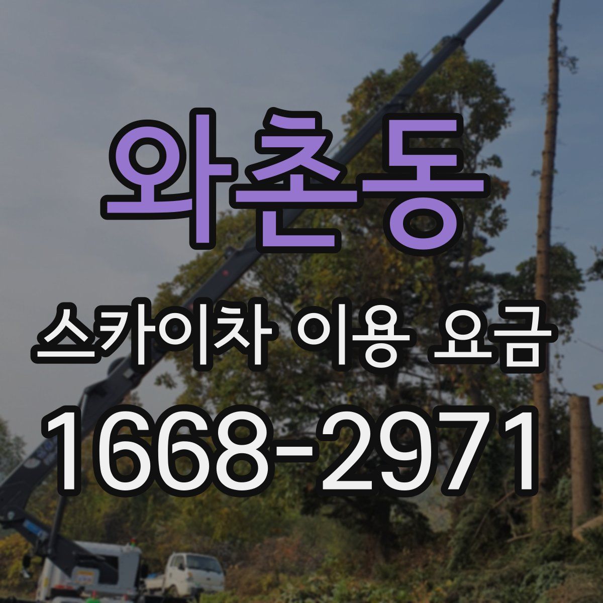 와촌동 스카이차 이용 요금
