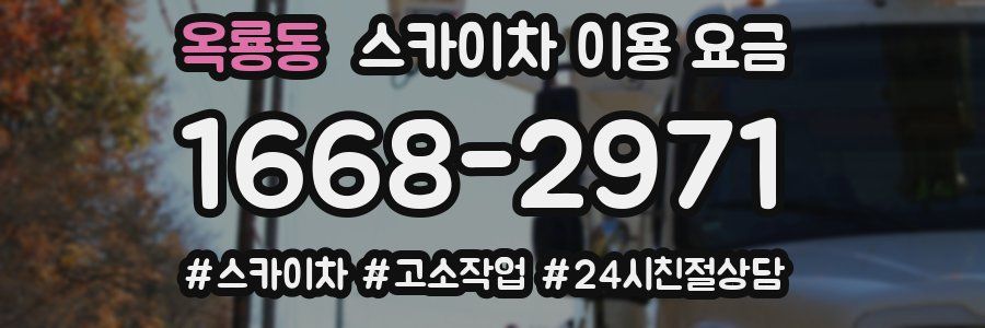 옥룡동 스카이차 이용 요금