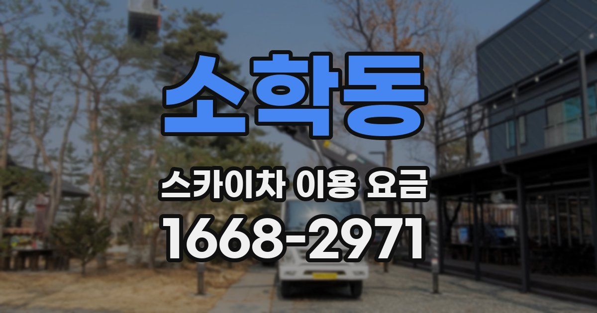 소학동 스카이차 이용 요금