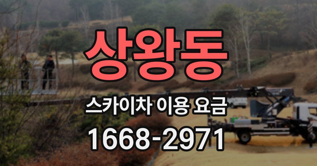 상왕동 스카이차 이용 요금