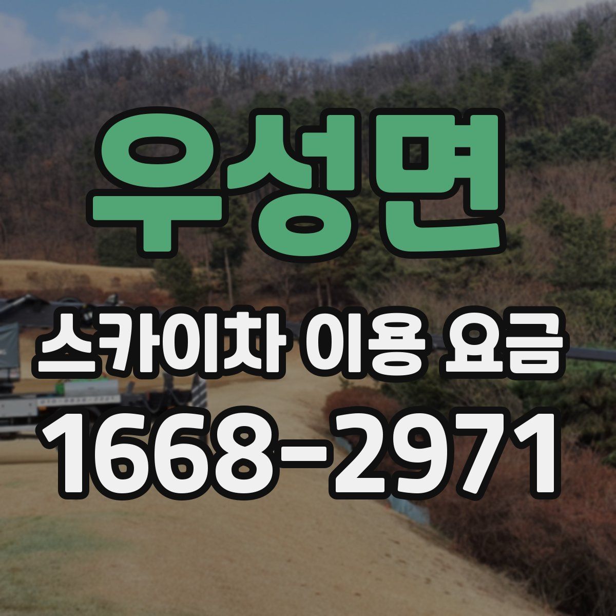 우성면 스카이차 이용 요금