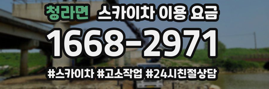 청라면 스카이차 이용 요금